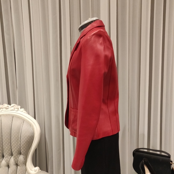 Genuine Leather blazer - Picture 9 of 10